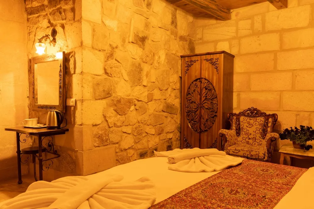 Traditional Tek Büyük Yataklı Oda, 1 Büyük (Queen) Boy Yatak, Üzüm Asması Manzaralı
