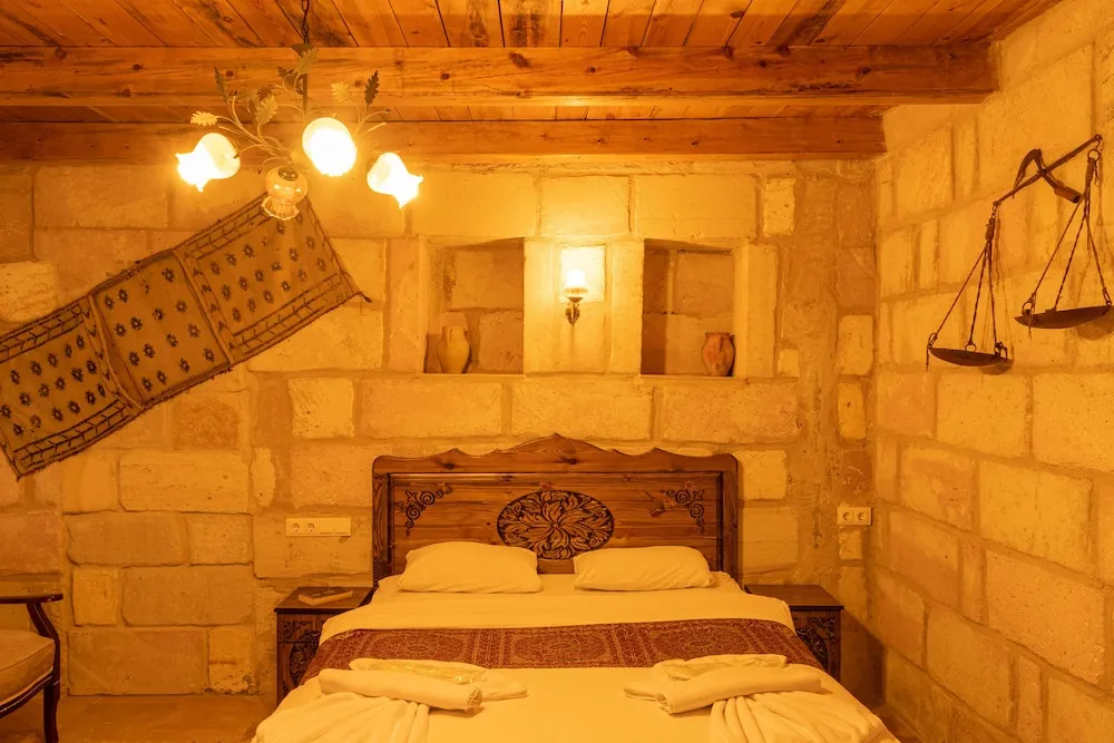 Traditional Tek Büyük Yataklı Oda, 1 Büyük (Queen) Boy Yatak, Üzüm Asması Manzaralı
