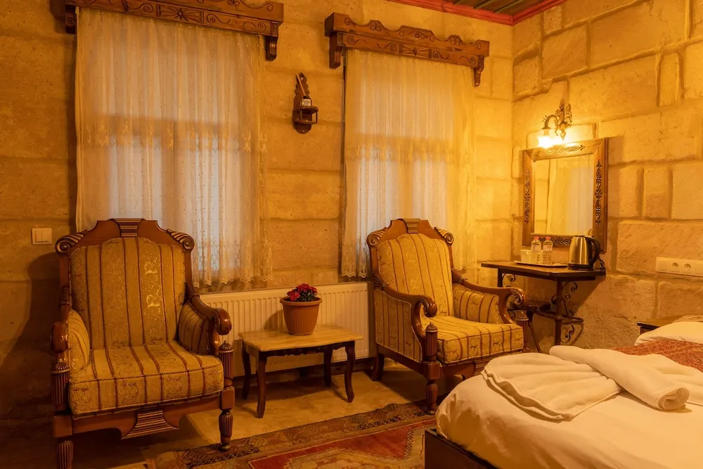Traditional Tek Büyük Yataklı Oda, 1 Büyük (Queen) Boy Yatak, Üzüm Asması Manzaralı