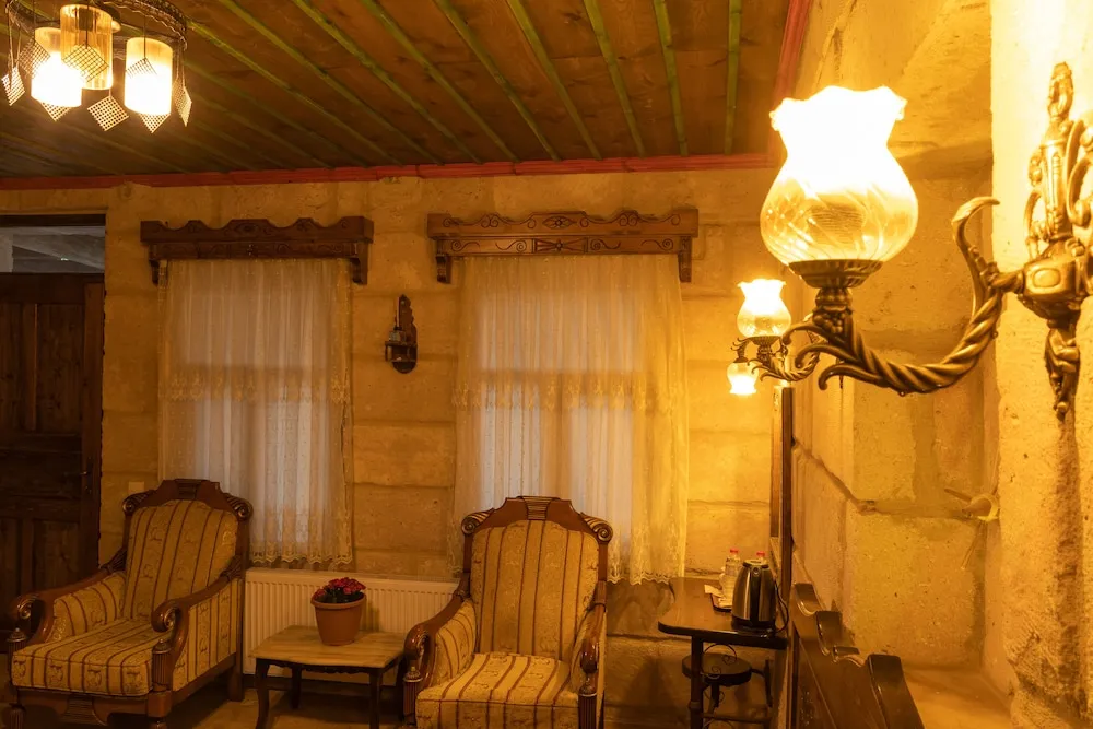 Traditional Tek Büyük Yataklı Oda, 1 Büyük (Queen) Boy Yatak, Üzüm Asması Manzaralı