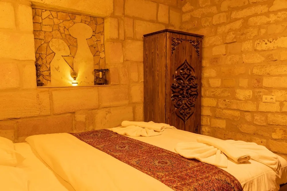 Traditional Tek Büyük Yataklı Oda, 1 Büyük (Queen) Boy Yatak, Üzüm Asması Manzaralı