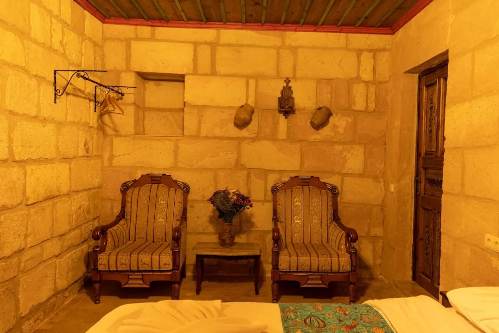 Traditional Tek Büyük Yataklı Oda, 1 Büyük (Queen) Boy Yatak, Üzüm Asması Manzaralı