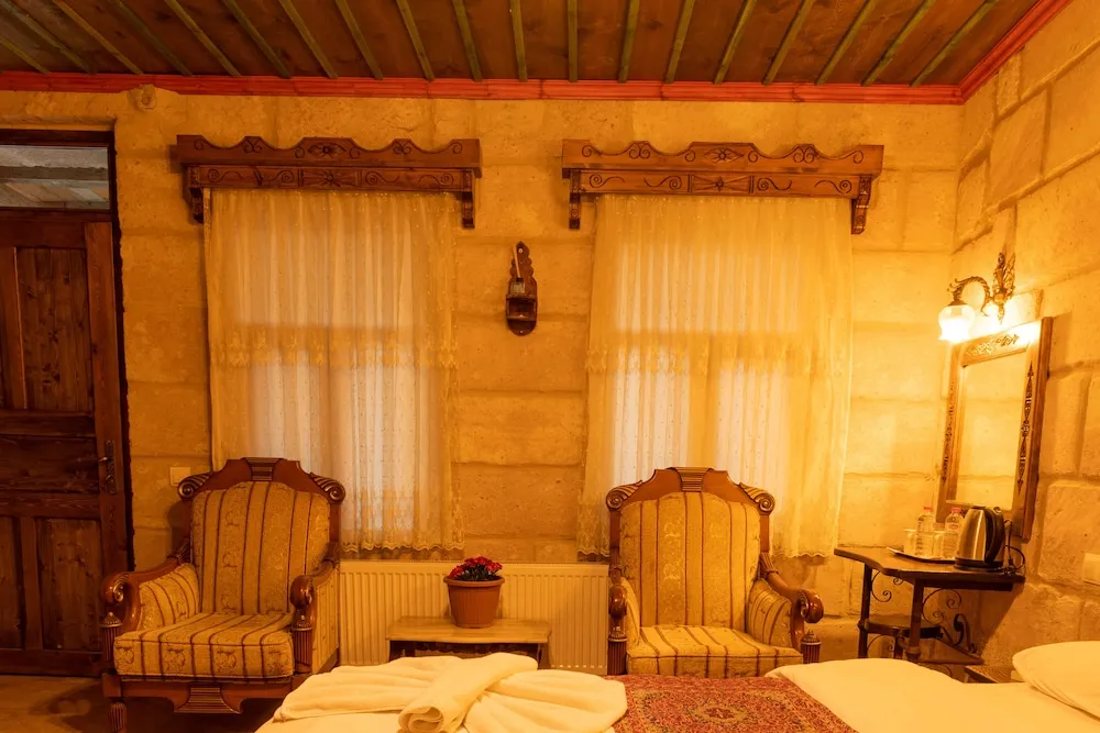 Traditional Tek Büyük Yataklı Oda, 1 Büyük (Queen) Boy Yatak, Üzüm Asması Manzaralı