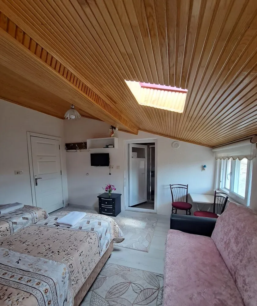 Classic Uc Kisilik Oda Cam Tavanli