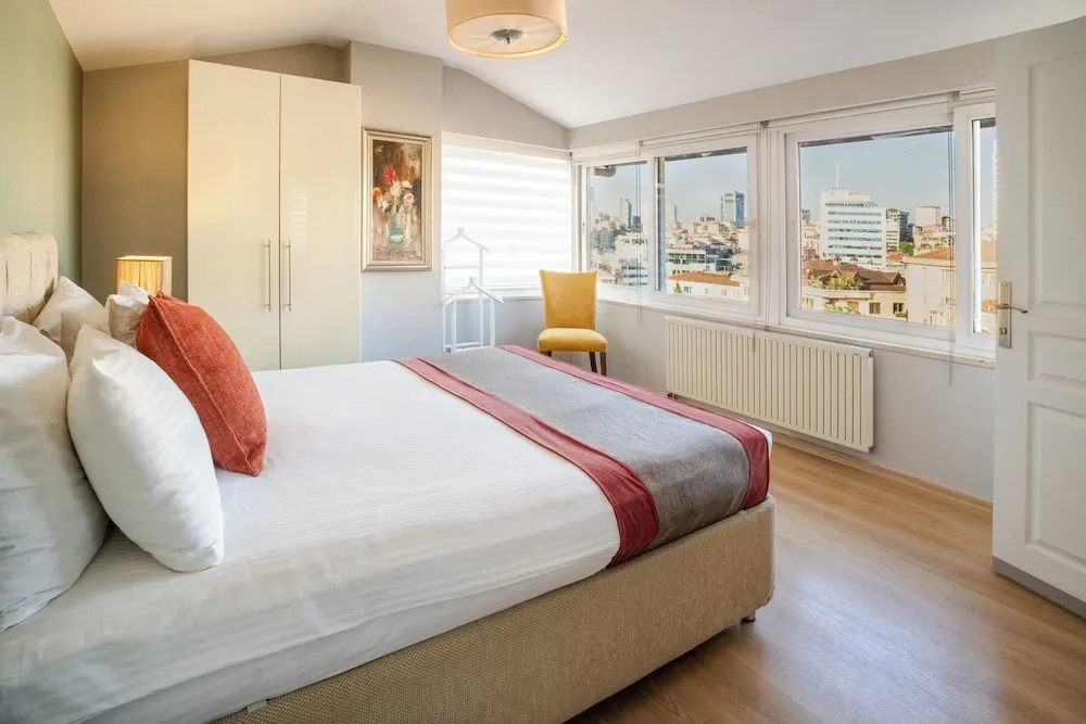 City Dubleks, 2 Yatak Odası, Şehir Manzaralı