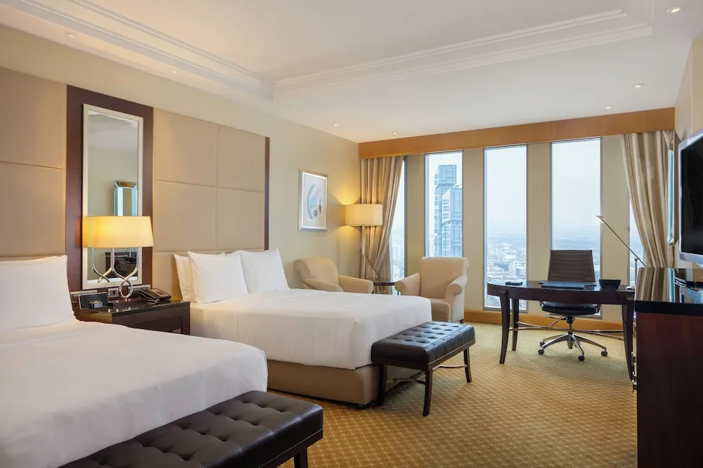 Deluxe Oda, 2 Çift Kişilik Yatak, Şehir Manzaralı