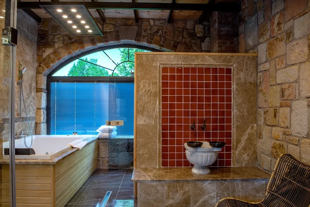 King Suite - Nehir Manzarali, Hamam, Sauna, Jakuzi, Somine