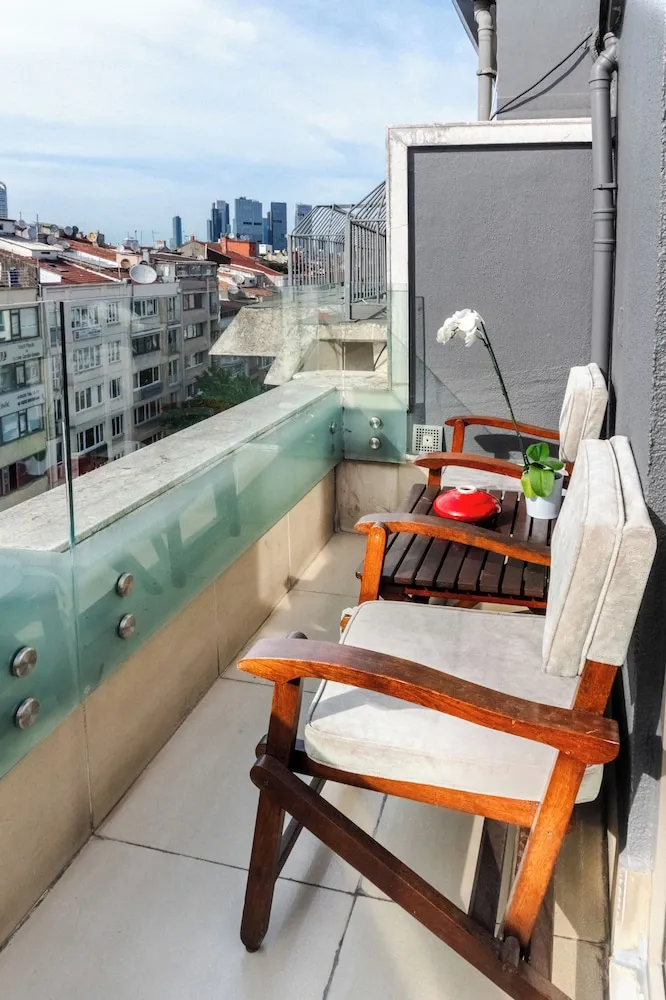 Standard Stüdyo, 1 Çift Kişilik veya 2 Tek Kişilik Yatak, Şehir Manzaralı