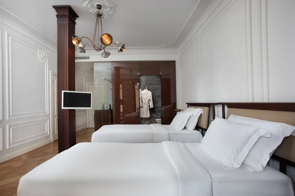 Deluxe İki Ayrı Yataklı Oda, 2 Tek Kişilik Yatak, Balkon, Bahçe Manzaralı