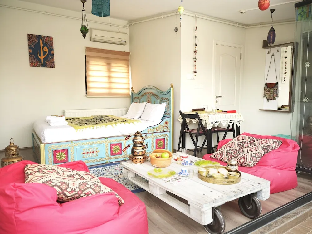 Romantic Çatı Katı (Loft), 1 Çift Kişilik Yatak, Teras, Şehir Manzaralı