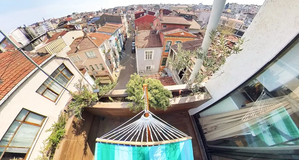 Romantic Çatı Katı (Loft), 1 Çift Kişilik Yatak, Teras, Şehir Manzaralı