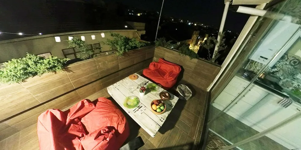 Romantic Çatı Katı (Loft), 1 Çift Kişilik Yatak, Teras, Şehir Manzaralı