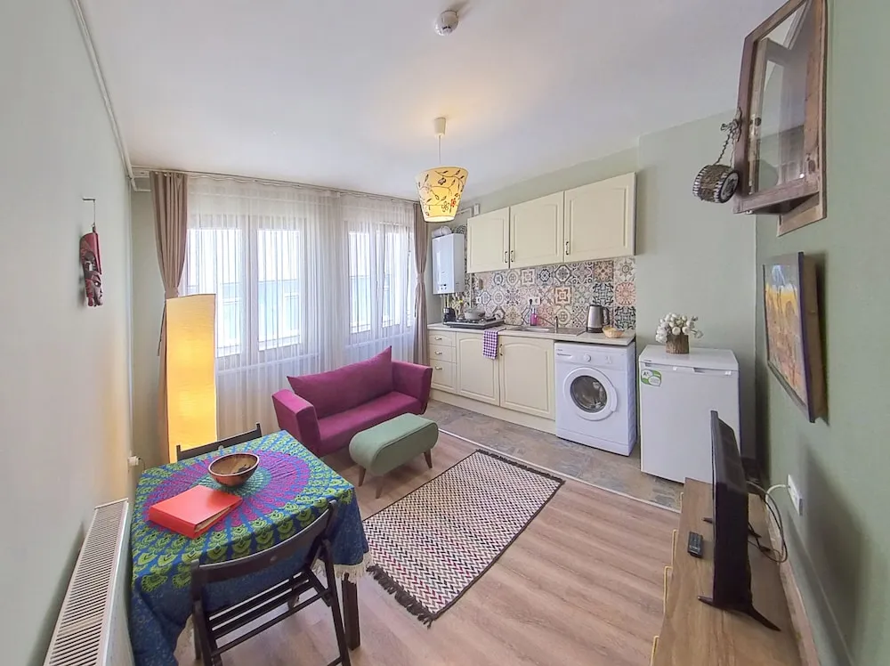 Design Apart Daire, 1 Çift Kişilik Yatak, Mutfak