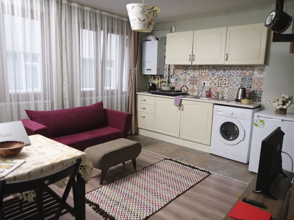 Design Apart Daire, 1 Çift Kişilik Yatak, Mutfak