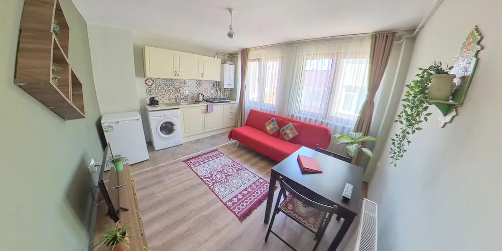 Comfort Apart Daire, 1 Çift Kişilik Yatak ve Çekyat, Mutfak