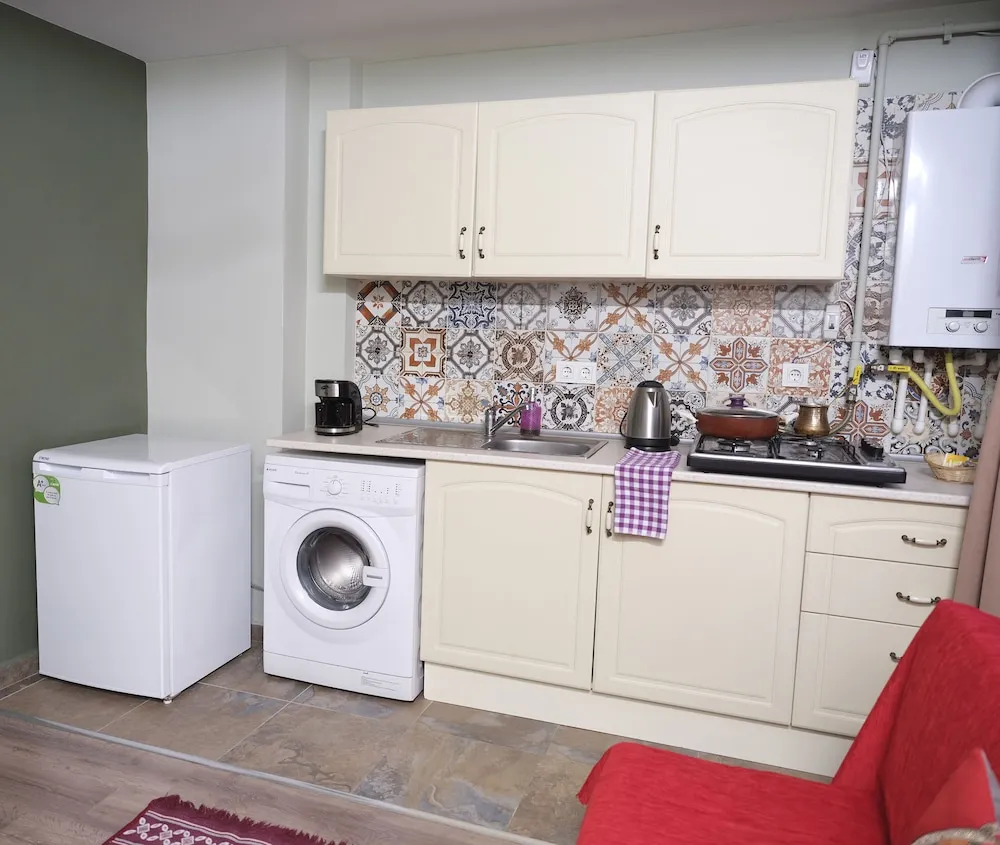 Comfort Apart Daire, 1 Çift Kişilik Yatak ve Çekyat, Mutfak