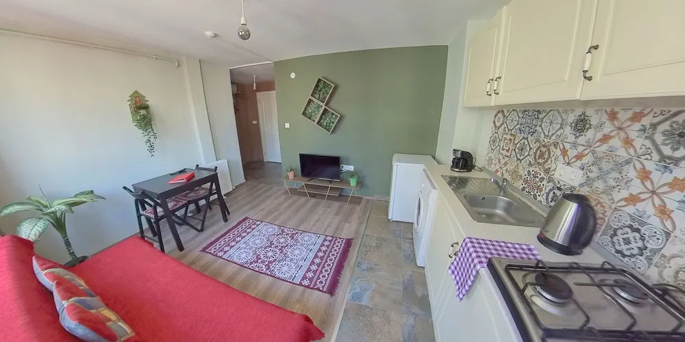 Comfort Apart Daire, 1 Çift Kişilik Yatak ve Çekyat, Mutfak