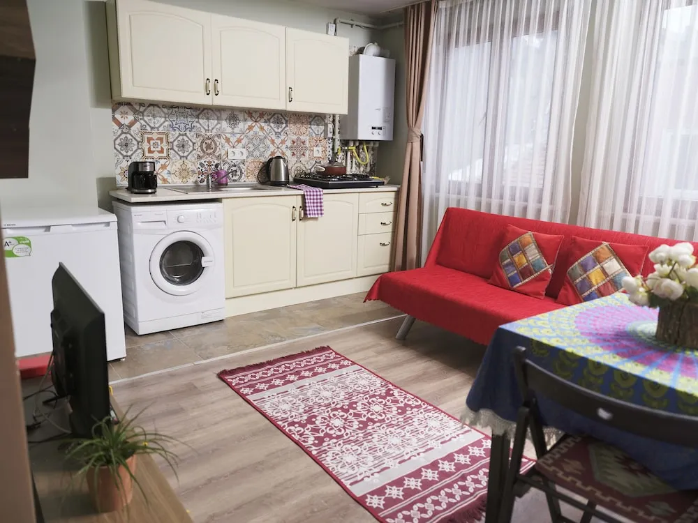 Comfort Apart Daire, 1 Çift Kişilik Yatak ve Çekyat, Mutfak