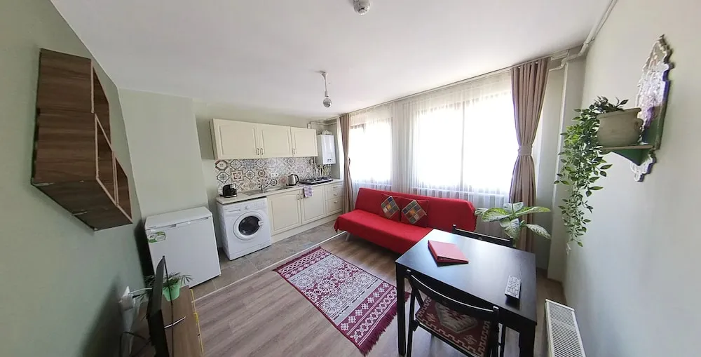 Comfort Apart Daire, 1 Çift Kişilik Yatak ve Çekyat, Mutfak