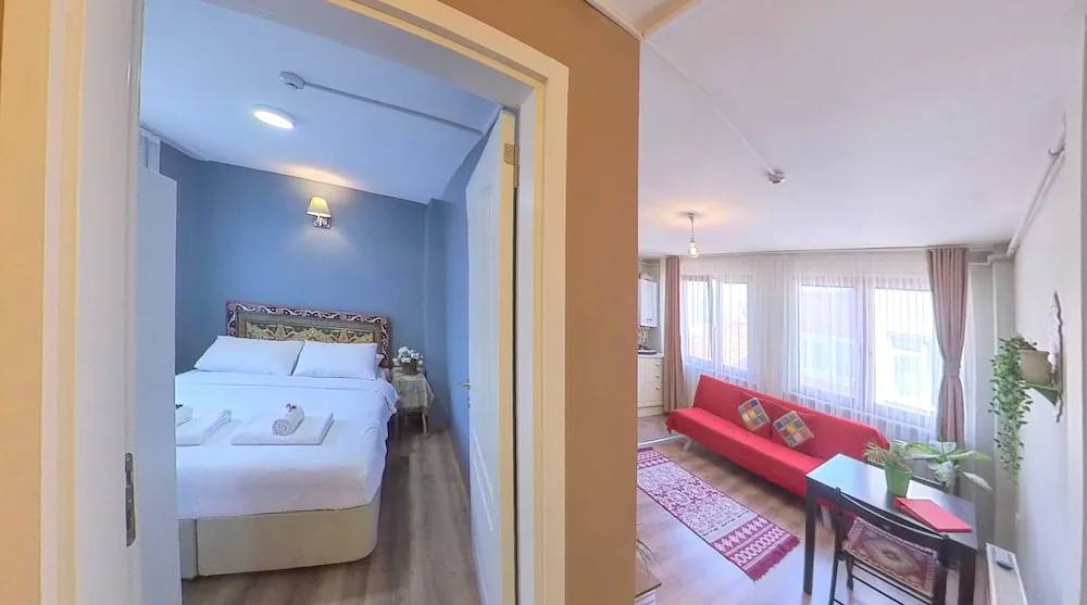 Comfort Apart Daire, 1 Çift Kişilik Yatak ve Çekyat, Mutfak