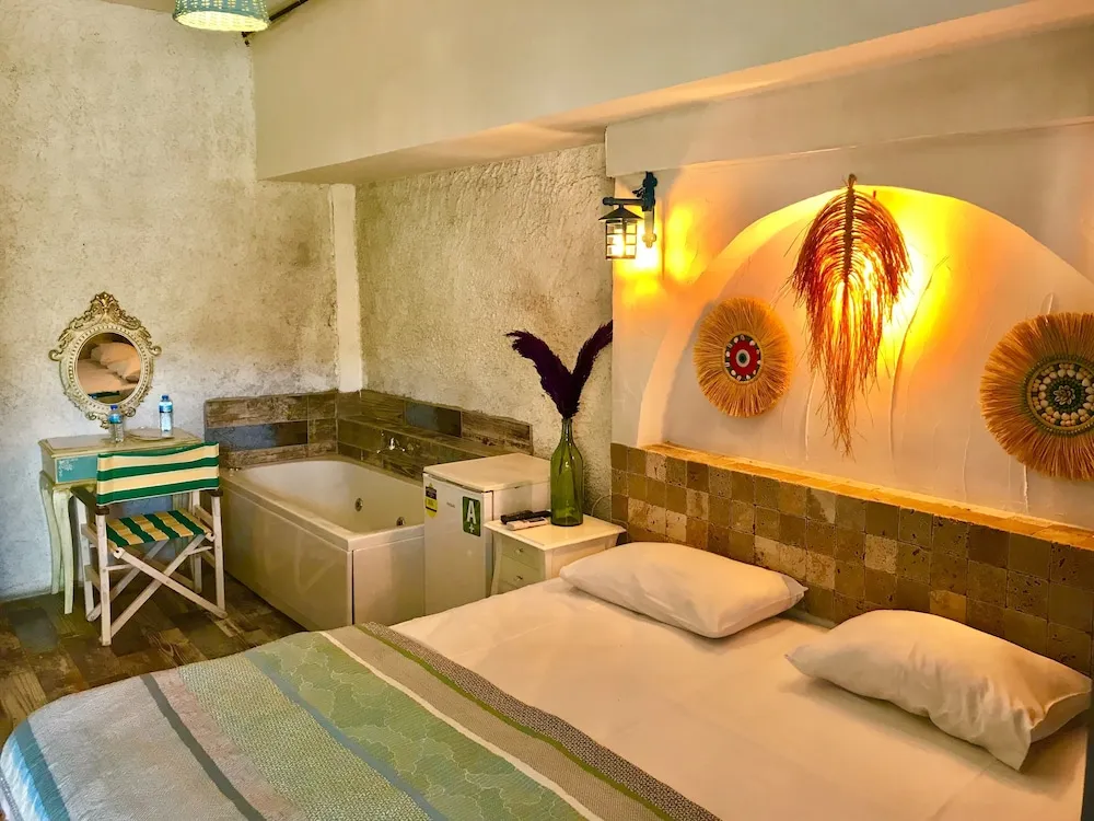 Romantic Tek Büyük Yataklı Oda, Bahçe Manzaralı