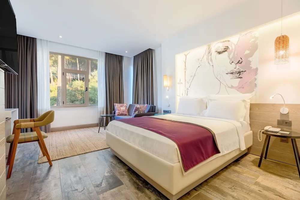Deluxe Dört Kişilik Oda, Sıcak Su Küveti, Dağ Manzaralı