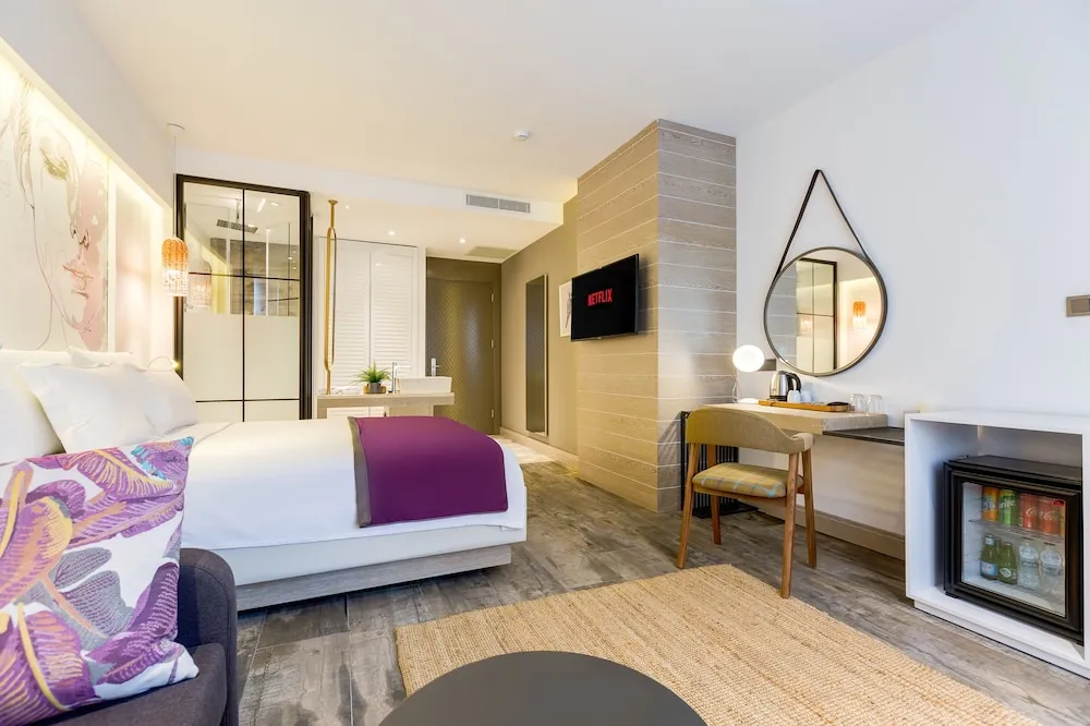Deluxe Dört Kişilik Oda, Sıcak Su Küveti, Dağ Manzaralı