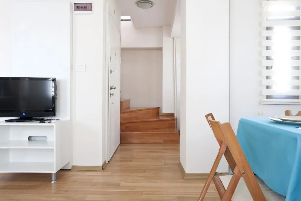 Family Dubleks, 1 Büyük (Queen) Boy Yatak ve Çekyat, Teras, Şehir Manzaralı