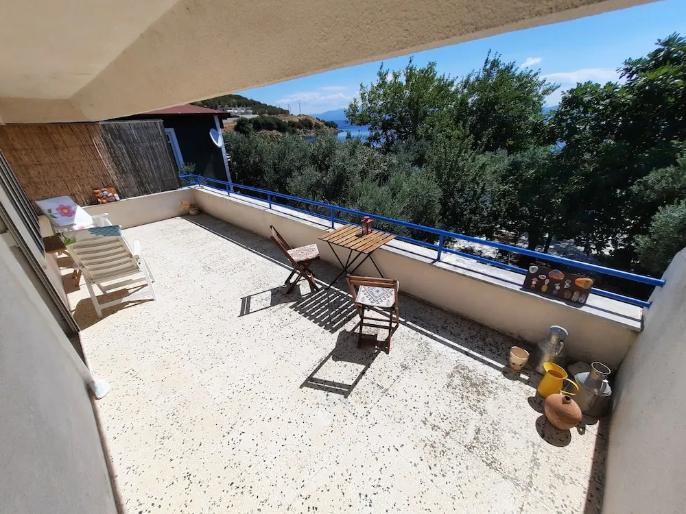Design İki Ayrı Yataklı Oda, Veranda, Plaj Kenarı