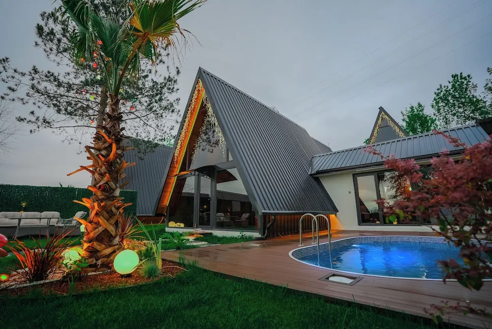 Deluxe Bungalov, 2 Yatak Odası, Göl Manzaralı