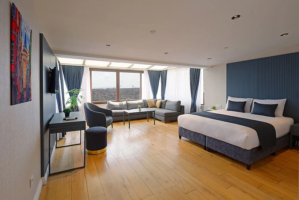 Deluxe Stüdyo, 1 Büyük (Queen) Boy Yatak ve Çekyat, Şehir Manzaralı