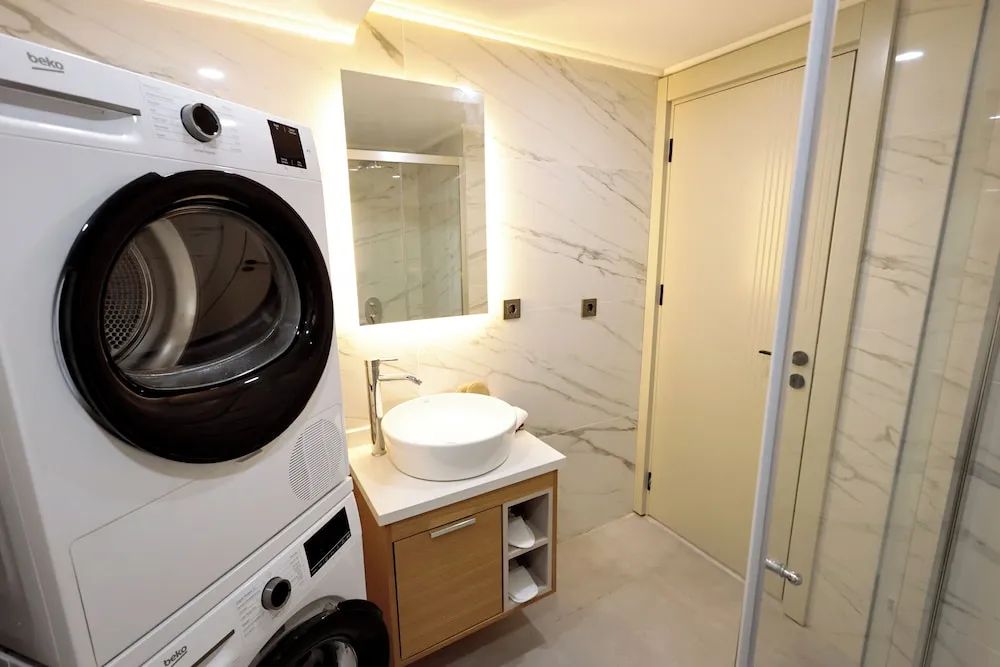 Deluxe Apart Daire, 1 Çift Kişilik Yatak ve Çekyat, Havuz Manzaralı