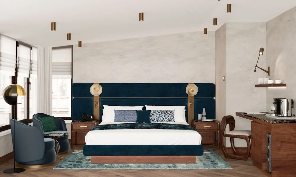 Deluxe Tek Büyük Yataklı Oda, 1 Yatak Odası, Şehir Manzaralı