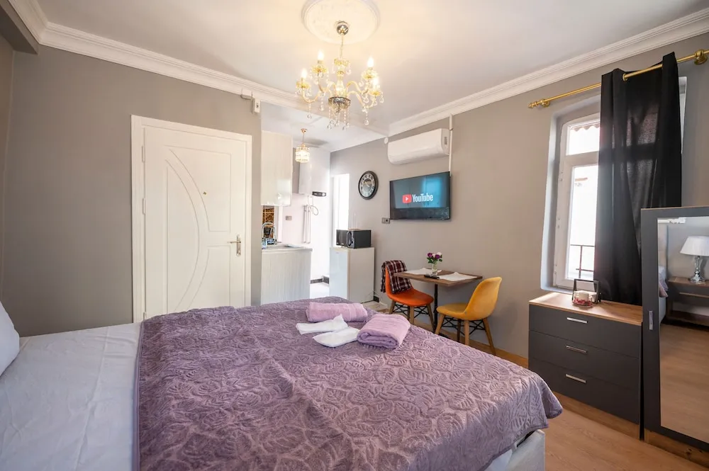 Business Apart Daire, 1 Büyük (Queen) Boy Yatak, Balkon