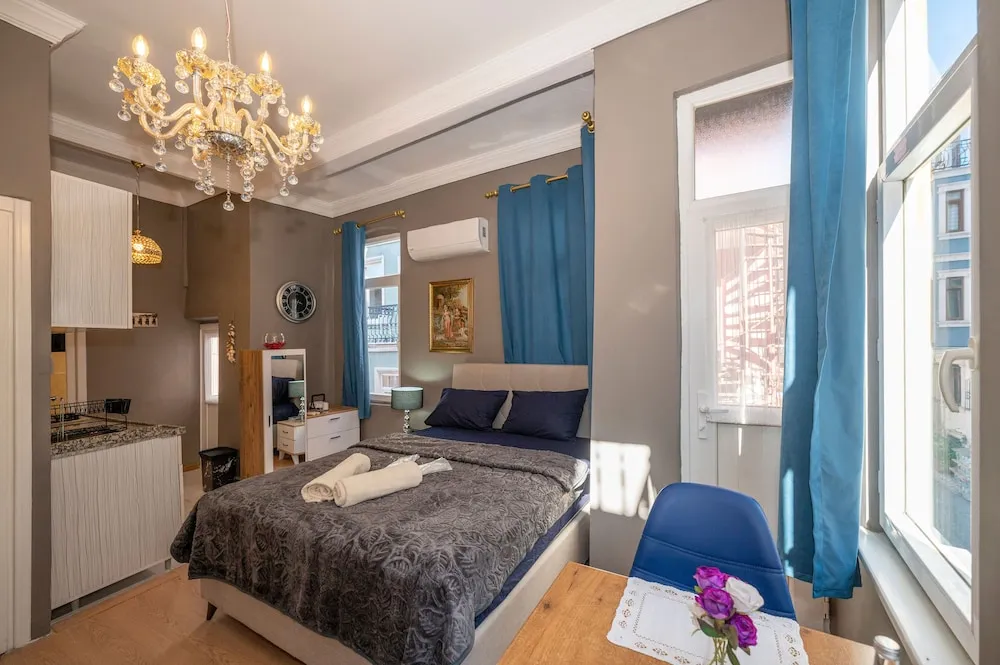 Business Apart Daire, 1 Büyük (Queen) Boy Yatak, Balkon