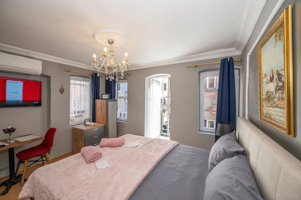 Business Apart Daire, 1 Büyük (Queen) Boy Yatak, Balkon