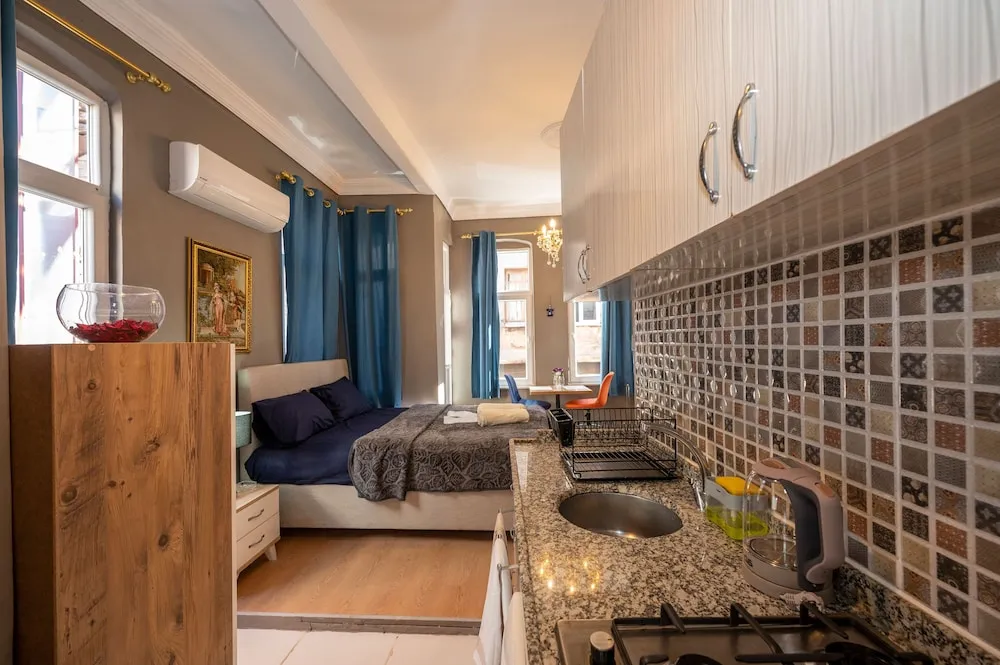 Business Apart Daire, 1 Büyük (Queen) Boy Yatak, Balkon