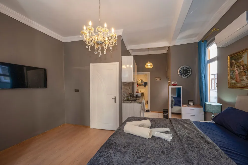 Business Apart Daire, 1 Büyük (Queen) Boy Yatak, Balkon