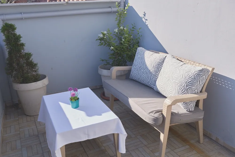 Family Oda, 2 Büyük (Queen) Boy Yatak, Balkon, Kısmi Deniz Manzaralı
