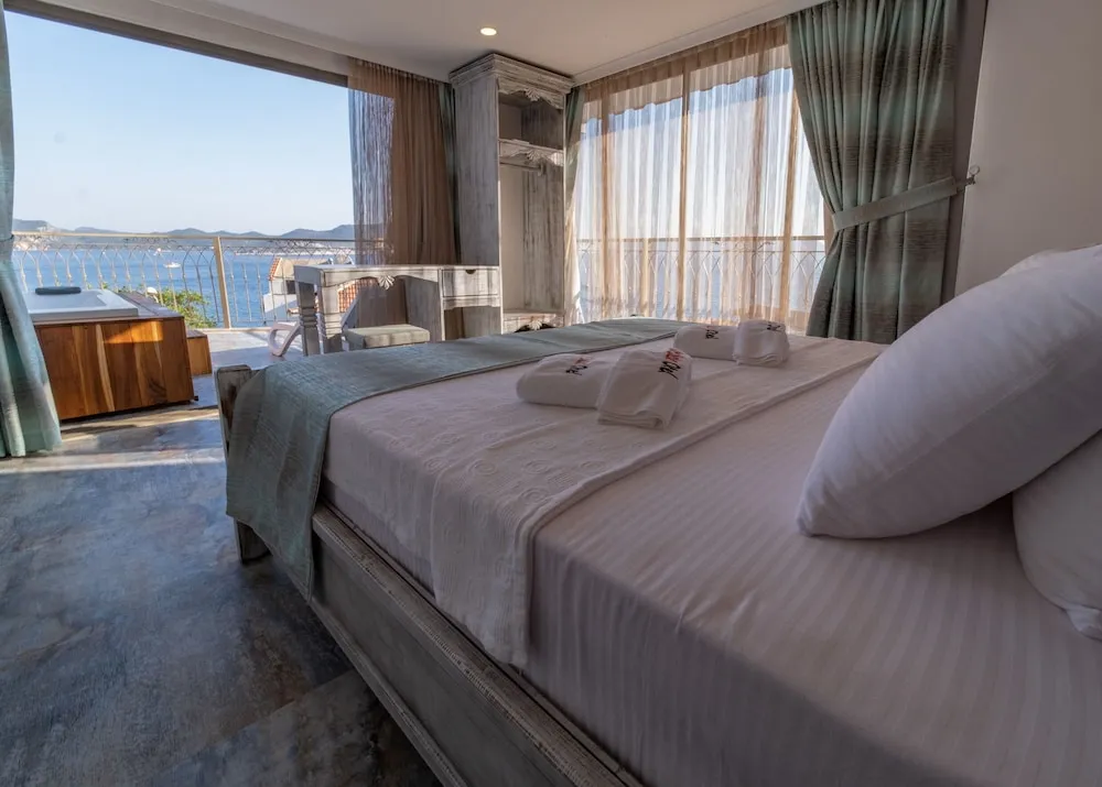 Deluxe Oda, Sıcak Su Küveti, Deniz Manzaralı