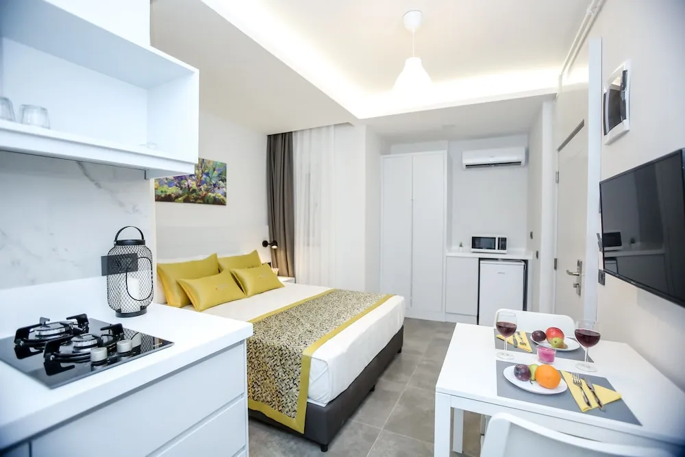 Stüdyo Süit, 1 Büyük (Queen) Boy Yatak, Sigara İçilmez, Balkon