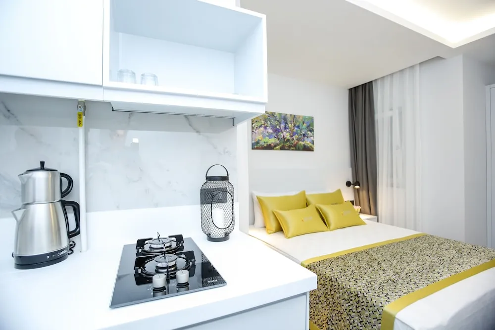 Stüdyo Süit, 1 Büyük (Queen) Boy Yatak, Sigara İçilmez, Balkon