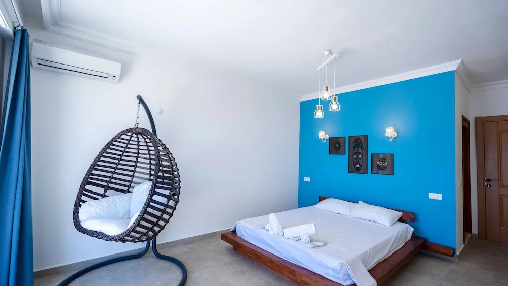 Superior Dört Kişilik Oda, Birden Çok Yatak, Balkon, Deniz Manzaralı