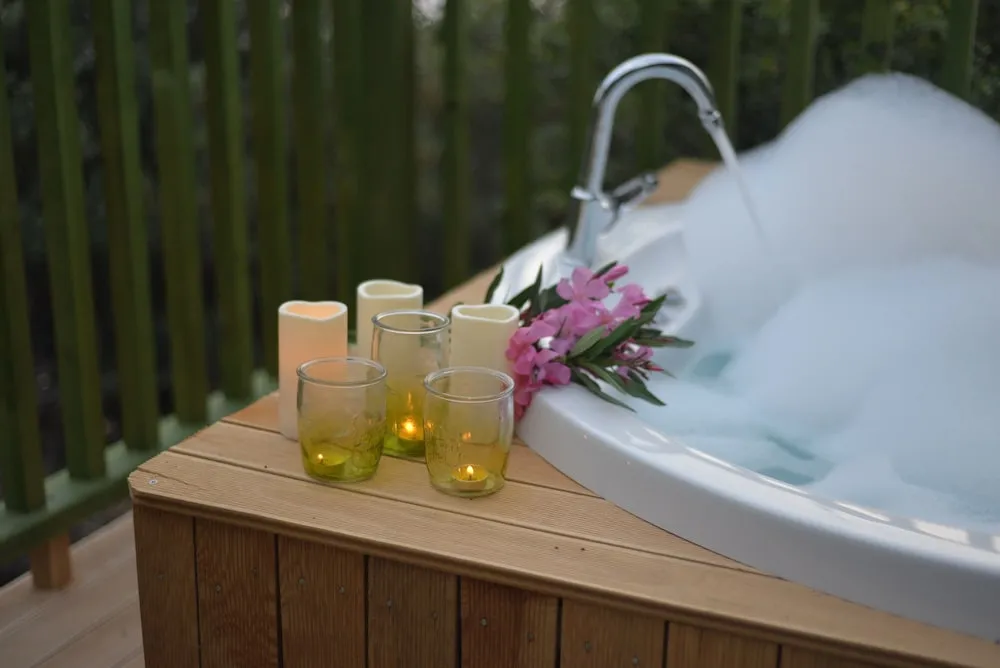 Deluxe Bungalov, Sıcak Su Küveti, Deniz Manzaralı