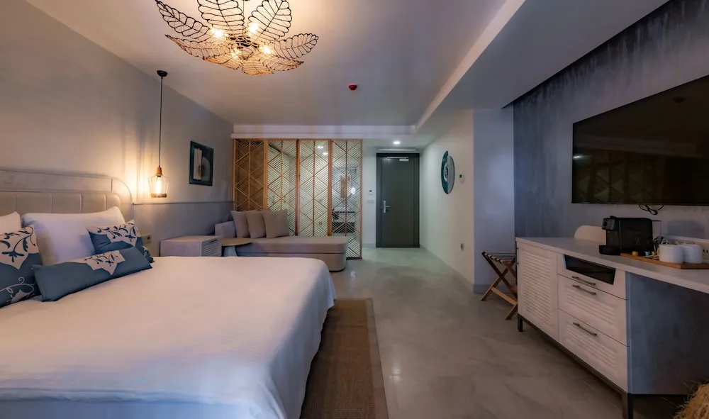 Deluxe Tek Büyük veya İki Ayrı Yataklı Oda, 1 Yatak Odası, Sigara İçilmez, Bahçe Manzaralı