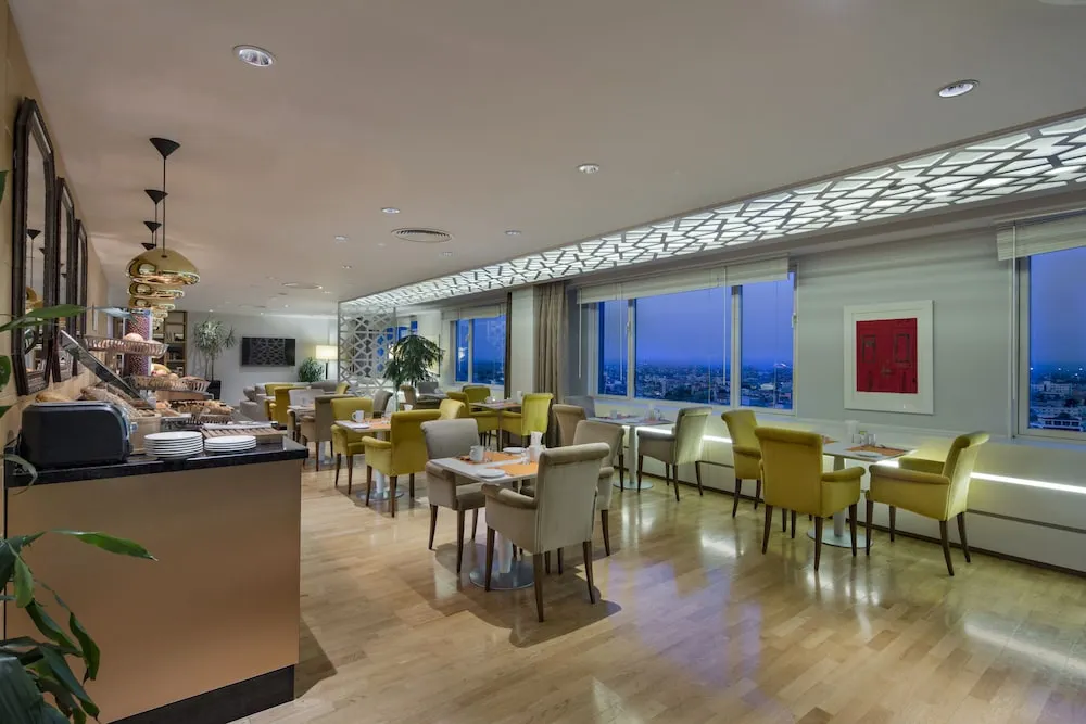Executive Oda, 1 En Büyük (King) Boy Yatak, Business Dinlenme Salonu Kullanımı, Şehir Manzaralı