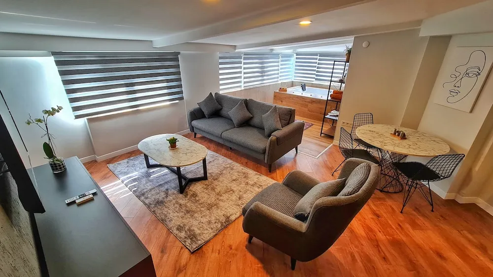 Deluxe Apart Daire, 2 Yatak Odası, Sıcak Su Küveti