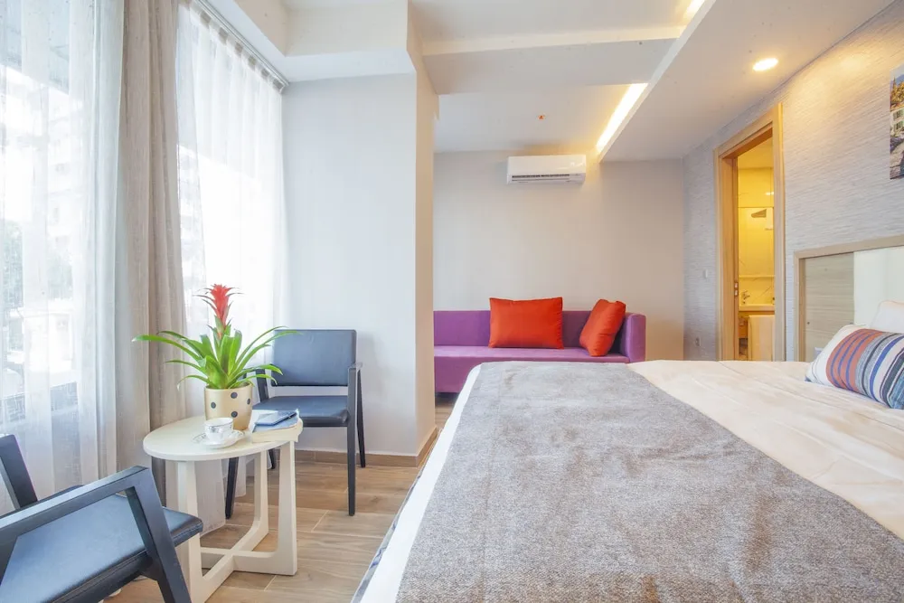 Luxury Tek Büyük Yataklı Oda, 1 Büyük (Queen) Boy Yatak, Sigara İçilmez, Şehir Manzaralı