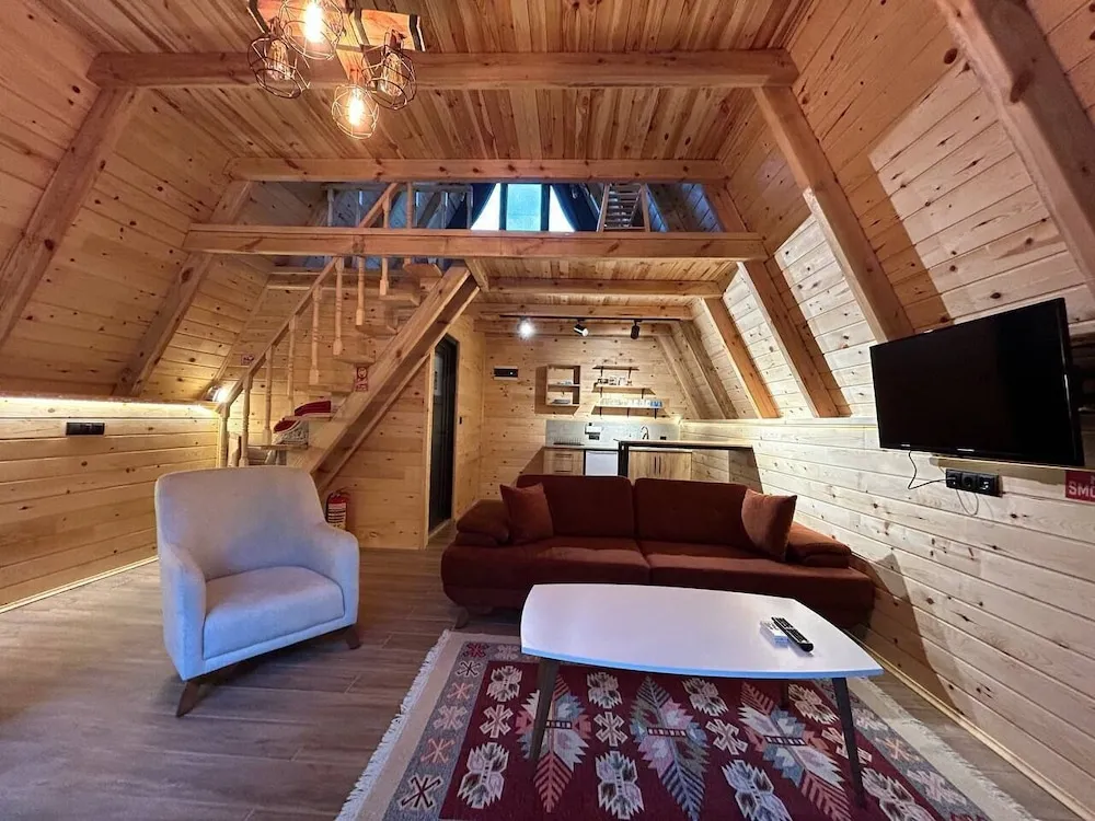 Family Bungalov, Şömine, Nehir Manzaralı