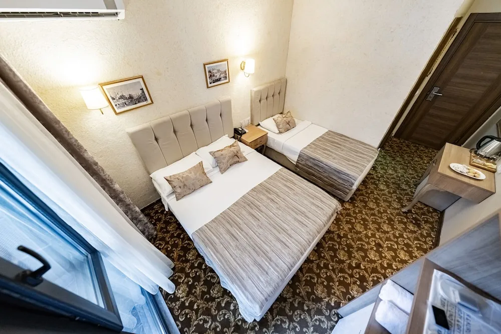 Standard Room with City View and French Balcony (Twin Bed)